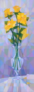 Vase with Yellow flowers, 50x35cm
