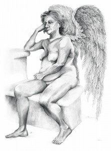 Aged angel,260cm x 150cm 