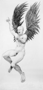Raged angel,150cm x 310cm   