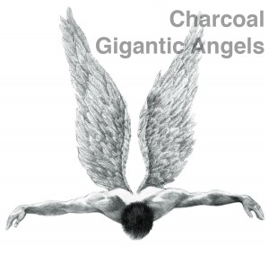 Angels II Charcoal Gigantic Drawings