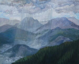 Storm, acrylic on canvas, 45x55cm